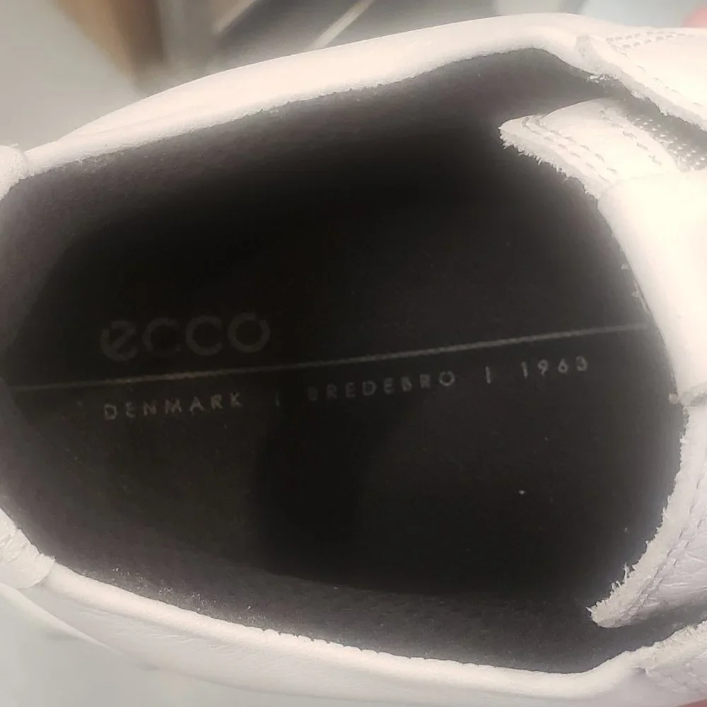 White Sneakers (Leather Ecco) - Picture 6 of 7